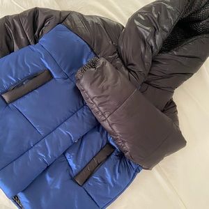 Blue Live Puffer Jacket (Reversible)